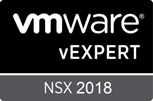 VMware vExpert NSX 2018 - Badge