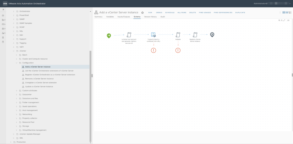 VAAO - Add a vCenter Server Instance