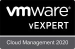 VMware vExpert Cloud Mangement 2020 - Badge