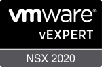 VMware vExpert NSX 2020 - Badge