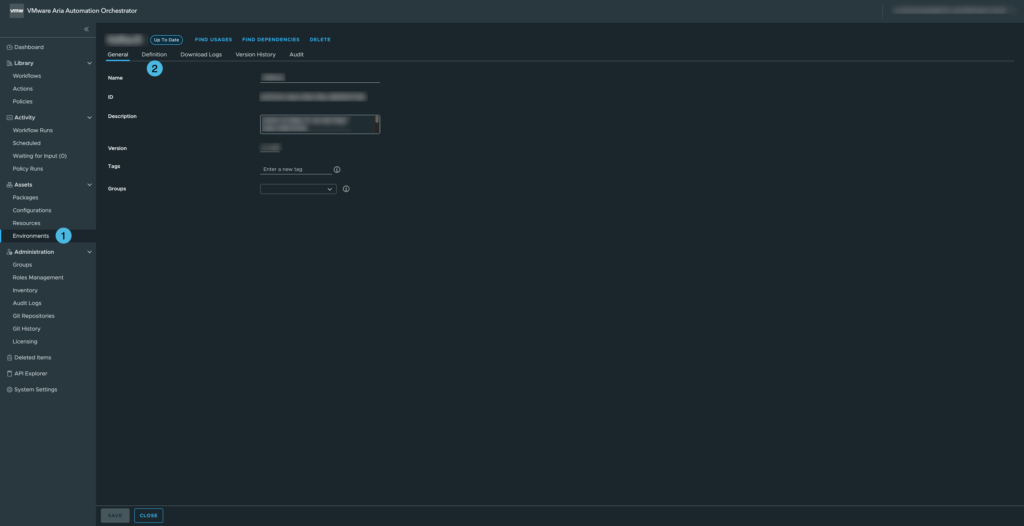 01 - VCF Orchestrator - Node.JS - Environment variables