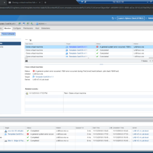 VMware vCenter - PBM error occurred during PreCloneCheckCallback VMware vCenter - PBM error occurred during PreCloneCheckCallback