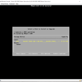 VMware ESXi Installation detects SATADOM VMware ESXi Installation detects SATADOM