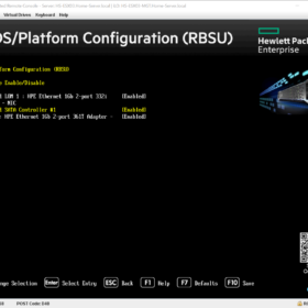 HPE ProLiant DL20 Gen9 - BIOS Settings - Controller HPE ProLiant DL20 Gen9 - BIOS Settings - Controller
