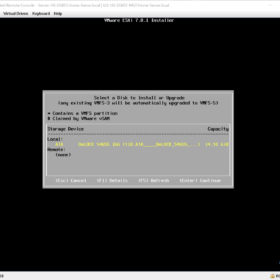 HPE ProLiant DL20 Gen9 - ESXi Installation HPE ProLiant DL20 Gen9 - ESXi Installation