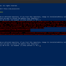 PowerCLI - Update - Certificate Issue PowerCLI - Update - Certificate Issue