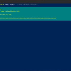 PowerCLI - Update Working PowerCLI - Update Working