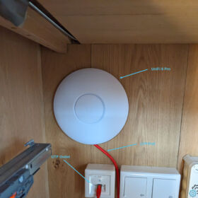 Unifi 6 Pro - Physically Installed Unifi 6 Pro - Physically Installed